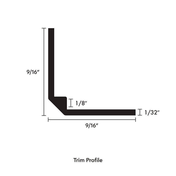 Inside Corner Trim - Sample