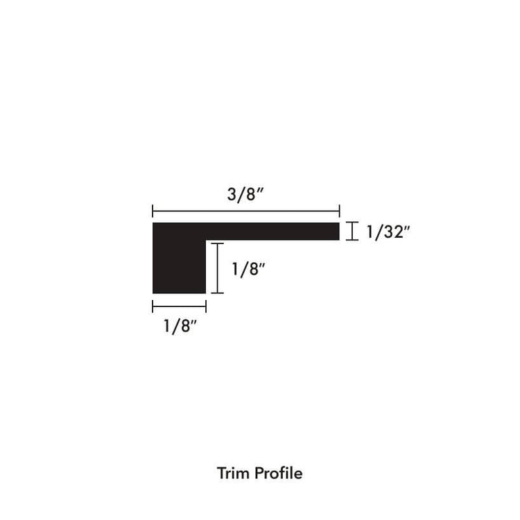 L-Shape Edge Trim - Sample