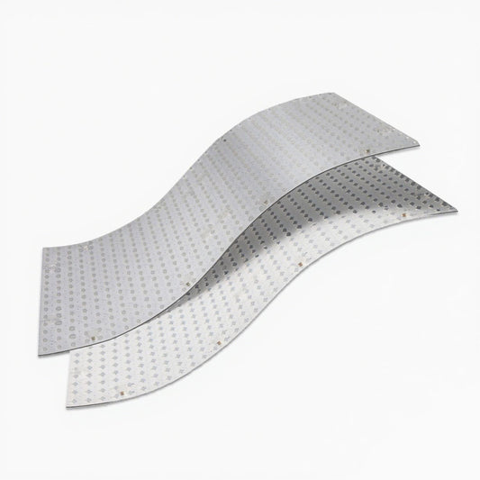 Stonovia flexible LED backlighting sheets for translucent stone panels.