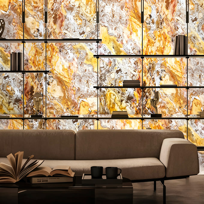 Surya feature wall