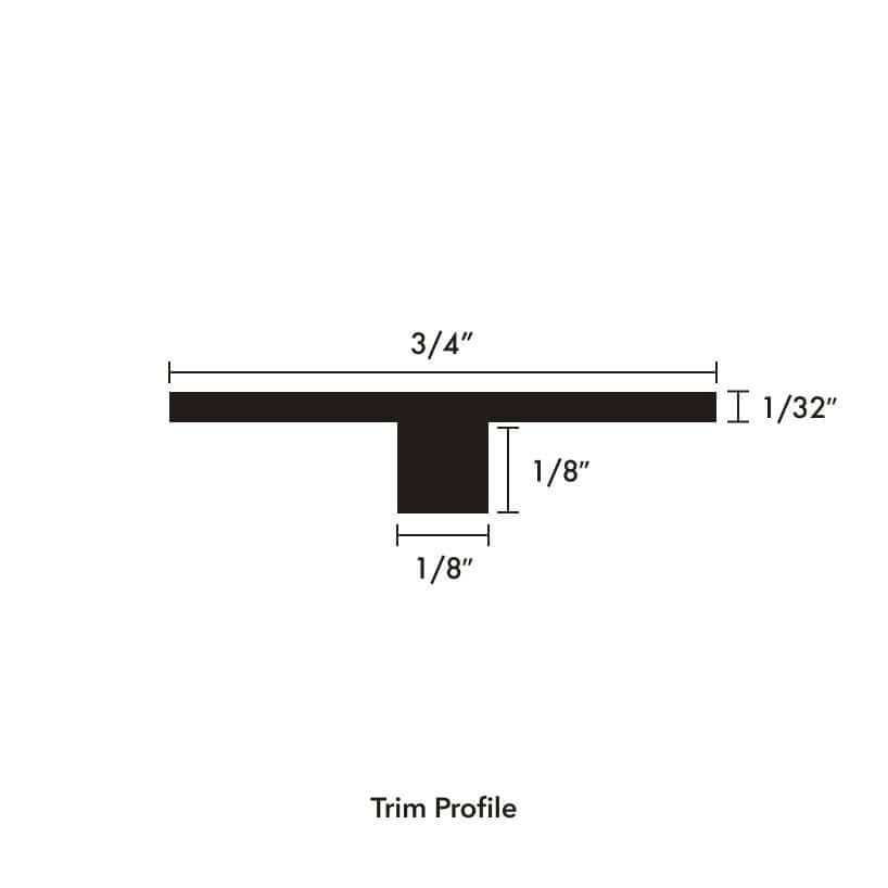 T-Shape Trim - #MACA#